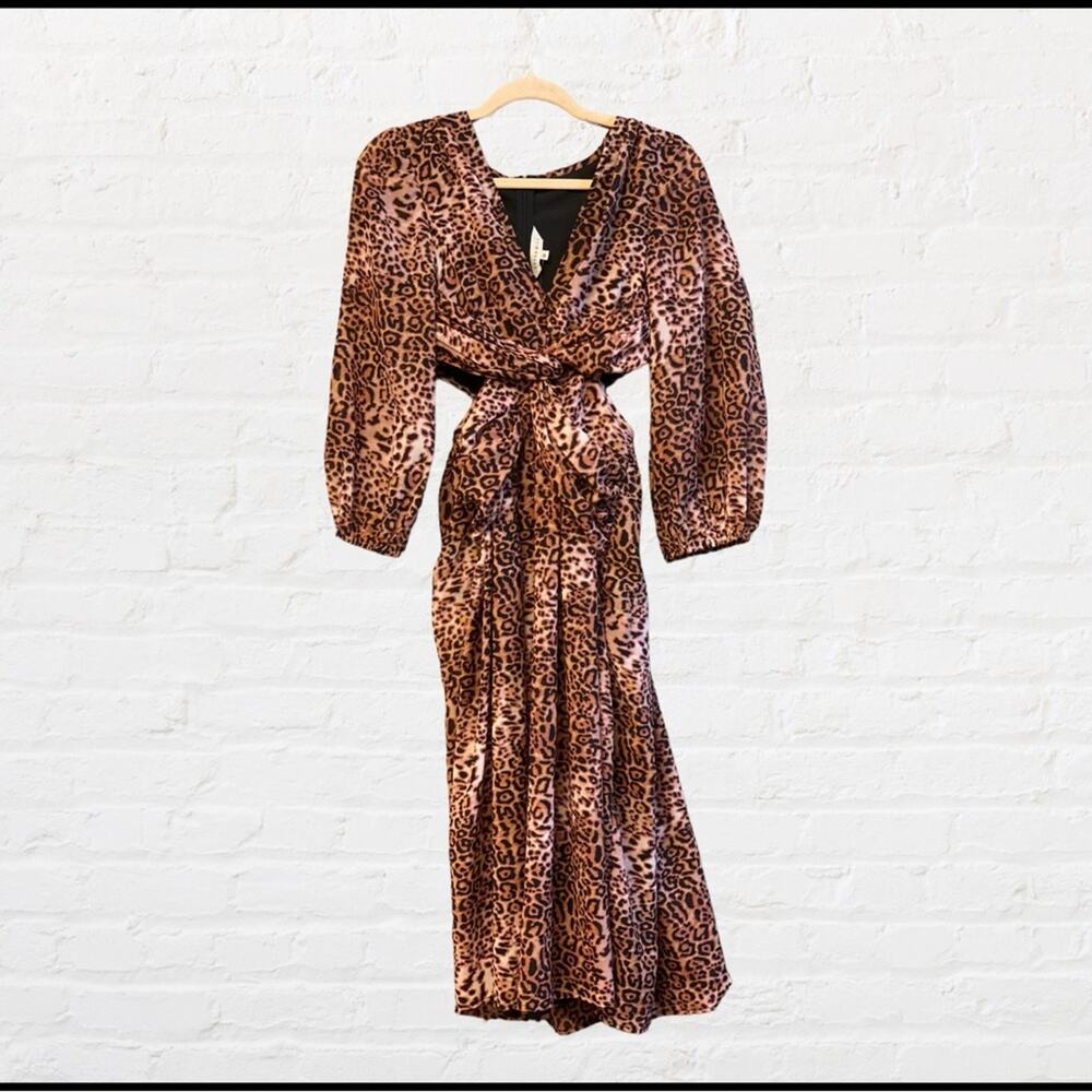 NEW Anthropologie Ranna Gill leopard print dress - Picture 8 of 12
